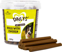 Rollos de Pollo para perros Dailys