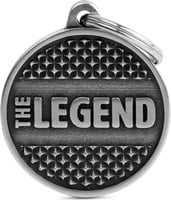 Médaille à graver Bronx grand cercle The Legend Argenté