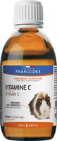 Francodex Vitamina C para porquinho da índia 500ml, 250ml e 15ml - Complementos alimentares para roedores