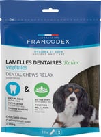 Francodex Lamelas Dentárias Relax Vegetal para cão