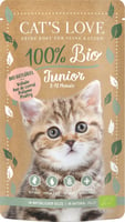 CAT'S LOVE Pâtée Junior BIO Volaille pour chaton