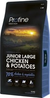 Profine Junior Large Chicken & Potatoes - Ração seca de frango e batatas para cachorros de raças grandes