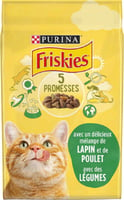Friskies Lapin, Poulet et légumes pour chat adulte