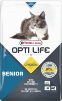Opti Life Cat Senior mit Huhn für ältere Katzen