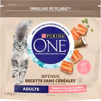 Purina One Bifensis Salmone senza cereali per gatti adulti