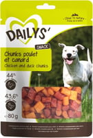 Dailys Chunks poulet canard pour chien 