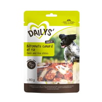  Dailys kip- en rijststicks voor honden