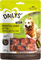  Dailys boulettes Poulet et riz pour chien