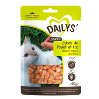 Dailys Würfel von Hühnchen und Reis für Katze