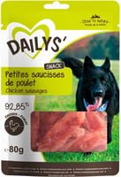 Dailys Petites saucisses de poulet pour chien 