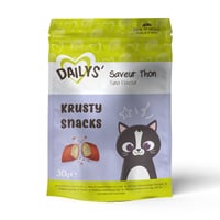 Dailys Krusty Snacks Gluseimas sabor Atum para gato