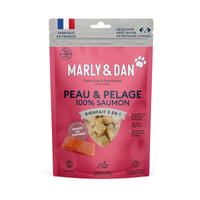 Marly & Dan Friandise Lyophilisée "100% Saumon Peau et Pelage" pour chien