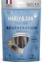 Marly & Dan Régénération Omega 3 Piel de salmón Snacks para perros