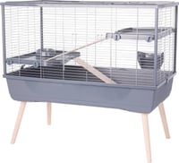 Käfig für Kaninchen und große Nagetiere – H92 cm bis H114 (…)
