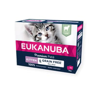Eukanuba pâtée sans céréales riche en agneau pour chaton