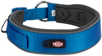 Trixie Premium collier extra large - Bleu royal/Gris Graphite