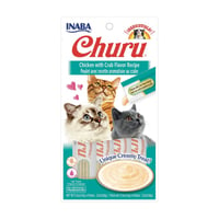 CIAO CHURU Pollo y cangrejo Snack cremoso para gatos