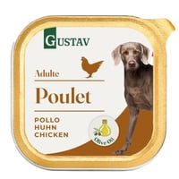 GUSTAV Pollo comida húmeda para perros