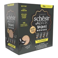 SCHESIR Multipack After Dark Velvet Mousse pour chat - 12x80g