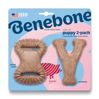 Puppy pack Dental Chew y Wishbone sabor bacon Mordedores para cachorros