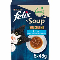 Felix Soup Succulent Sélection de Poisson pour chat adulte