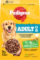 PEDIGREE Adult mit Geflügel und Gemüse für erwachsene Hunde
