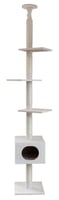 Albero tiragraffi - 260 cm - Ferdi bianco