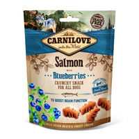 CARNILOVE Friandise Crunchy au Saumon et myrtilles pour chien