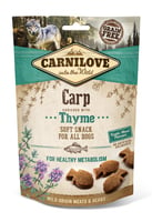 CARNILOVE Friandise semi-humide à la Carpe avec thym pour chien