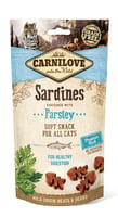 CARNILOVE Friandise semi-humide à la Sardine enrichie au persil pour chat
