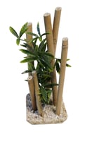 Tyrol Dekoration Bambuspflanzen + Dekoration für Aquarium