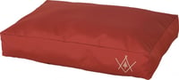 Kissen mit abnehmbarem Bezug aus wasserabweisendem und wasserdichtem Stoff 4 Seasons - Rot