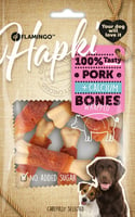 Friandise Hapki Os calcium et bacon pour chien