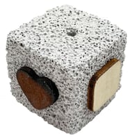 RONGIS Cube en pierre poncé pour rongeurs