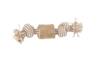 Jouet en corde avec anneau en bois caféier - 2 tailles disponibles