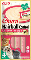 CIAO CHURU friandise Hairball au poulet pour chat