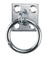 KERBL Verzinkter Anbinde-Ring, 4 Löcher