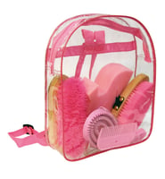 Kit de aseo mochila rosa para niños