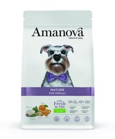 AMANOVA Mature Brokken met 60% verse vis voor Senior Hond