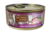 NATURAL WOODLAND paté hipoalergénico de Conejo para perro