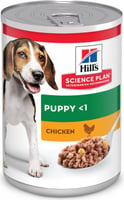 Natvoer in blik HILL'S Science Plan Puppy Savoury rijk aan kip, voor puppy's