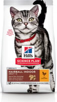 Hill's Science Plan Adult Hairball Indoor crocchette per gatto da appartamento al pollo