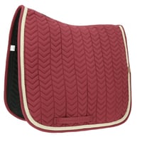 EqEQUITHEME Tapis de dressage Softy bordeaux voor paard