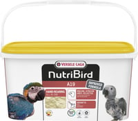 NutriBird A19 handopfokvoer voor ara's, grijze roodstaart- en edelpapegaaien