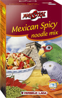 Mexican Spicy Noodle Mix mistura vegetariana e picante de massa tricolor para papagaios e periquitos grandes
