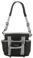 EQUITHEME Bolsa de aseo multipockets negra/gris