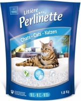 Arena de sílice Perlinette para gatos