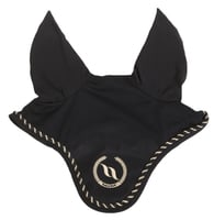 BACK ON TRACK Bonnet Night Collection noir pour cheval