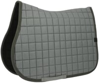 EQUITHEME Tapis de selle Chic gris oscuro - Talla Caballo