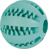 Denta Fun Mintfresh Baseball voor honden, natuurlijk rubber, ø 5 cm
